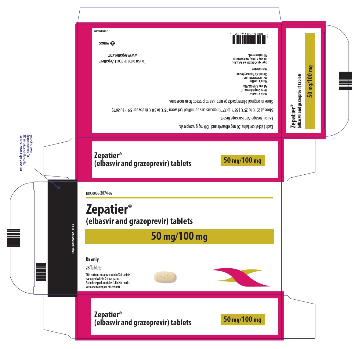 PRINCIPAL DISPLAY PANEL - 50 mg/100 mg 정제 복용 팩 포장
